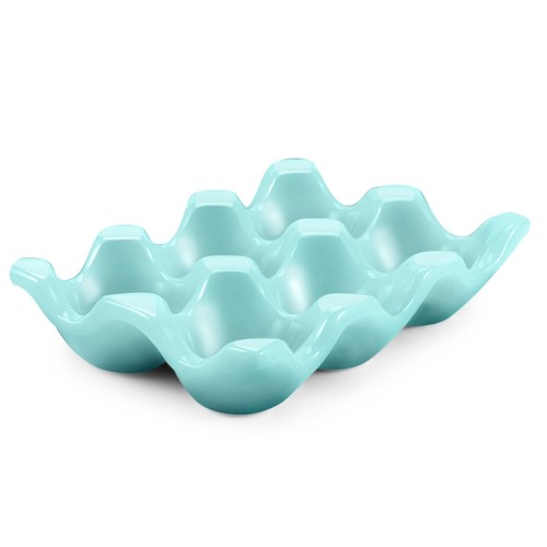 Ceramic egg tray cup - tray, 6