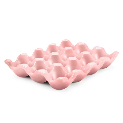 Ceramic egg tray cup - tray, 12