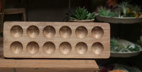 Natural wooden egg - natural,
