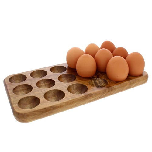 Rustic wooden egg - wooden, tray,