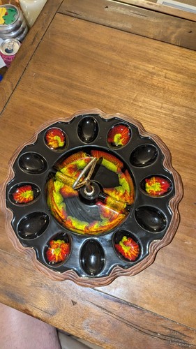 Vintage mcm devild egg - devild, tray