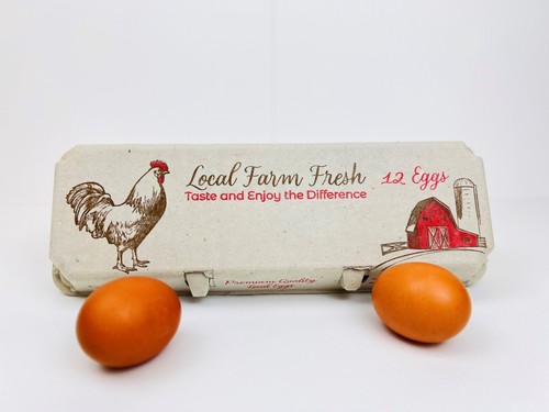 Printed egg carton - egg,